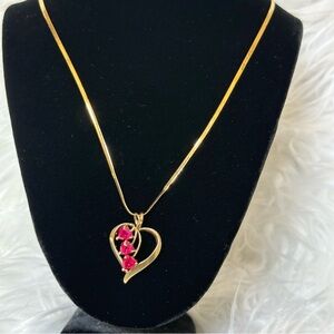 Elegant Gold Heart Necklace